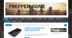 Desktop Screenshot of prepperdome.com